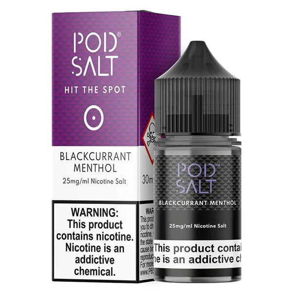 POD SALT NIC SALT – BLACKCURRANT MENTHOL – 30ML