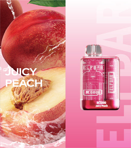 ELF BAR BC5000 Juicy peach 2%(20mg) & 5%(50mg)